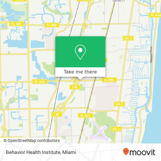 Behavior Health Institute map