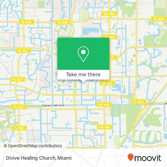 Mapa de Divive Healing Church