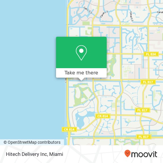 Hitech Delivery Inc map