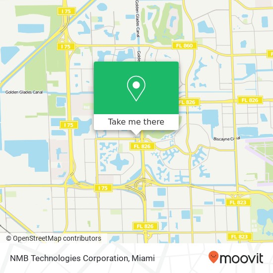 Mapa de NMB Technologies Corporation