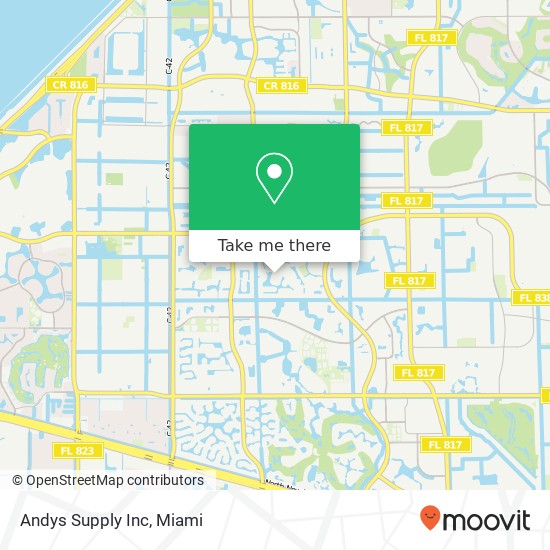 Andys Supply Inc map