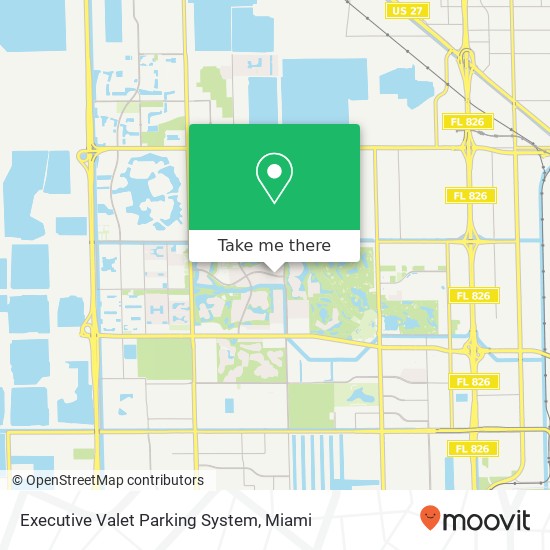 Executive Valet Parking System map