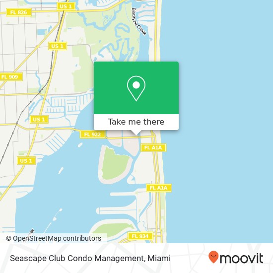 Seascape Club Condo Management map