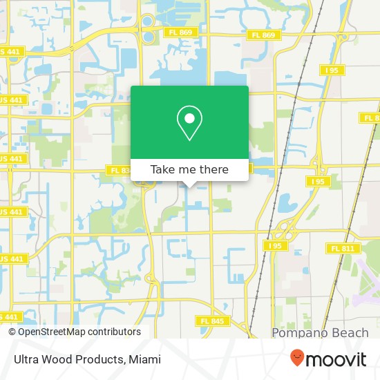 Ultra Wood Products map