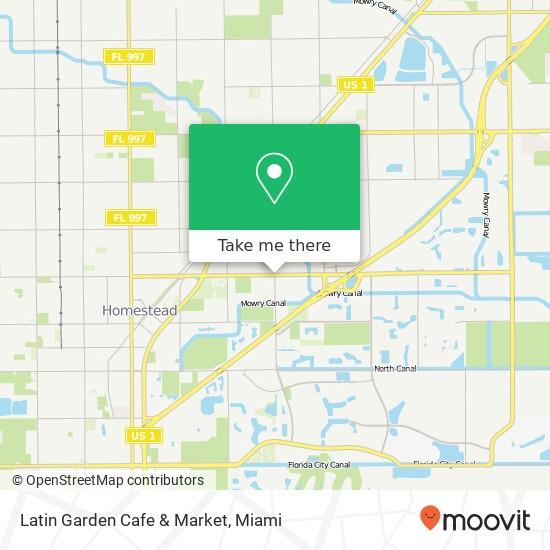 Mapa de Latin Garden Cafe & Market