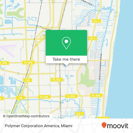 Polymer Corporation America map