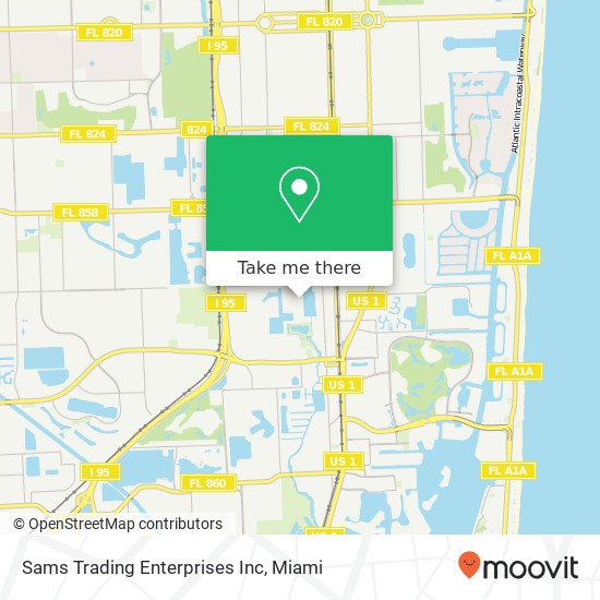 Sams Trading Enterprises Inc map