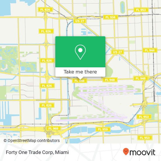 Forty One Trade Corp map