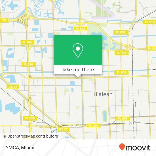 YMCA map