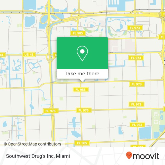 Southwest Drug's Inc map