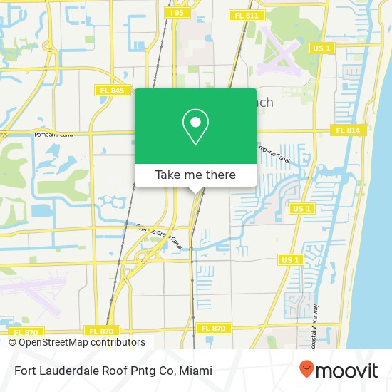 Fort Lauderdale Roof Pntg Co map