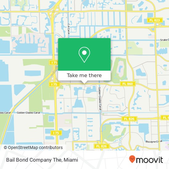 Bail Bond Company The map