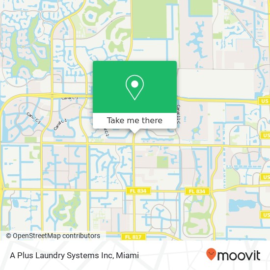 A Plus Laundry Systems Inc map