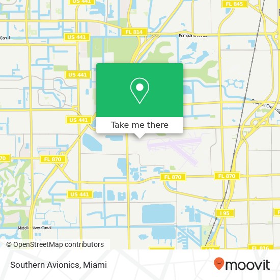 Southern Avionics map