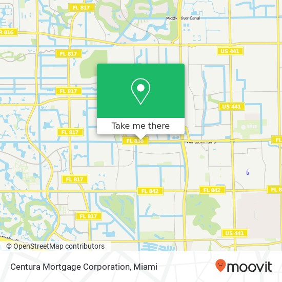 Centura Mortgage Corporation map