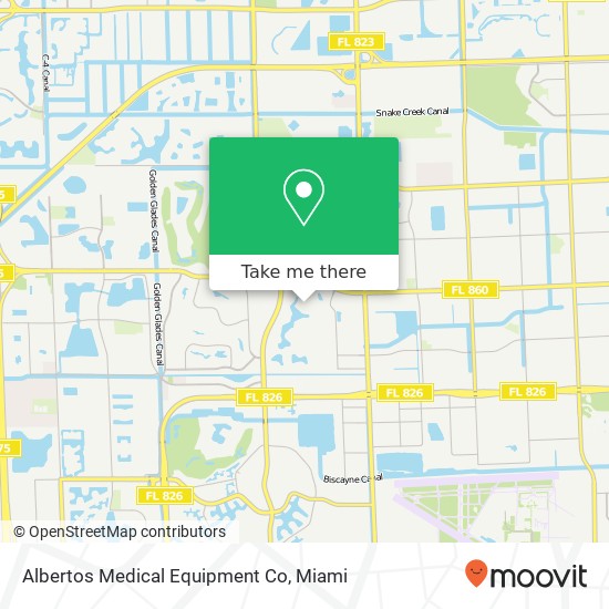 Mapa de Albertos Medical Equipment Co