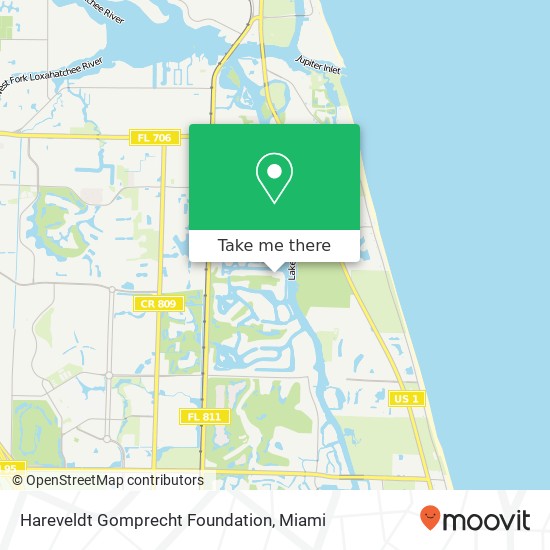 Mapa de Hareveldt Gomprecht Foundation