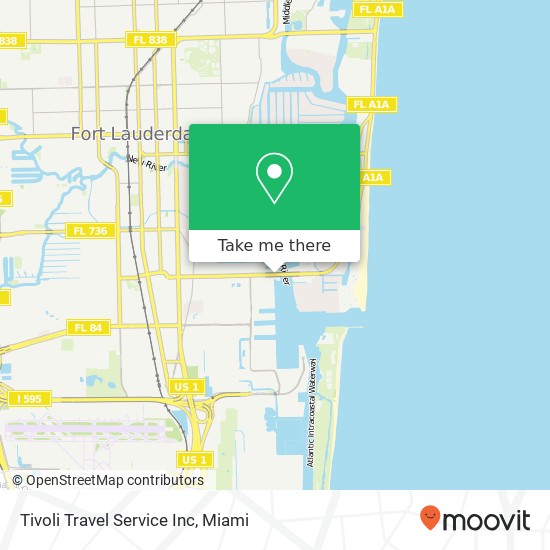 Tivoli Travel Service Inc map