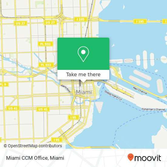 Miami CCM Office map