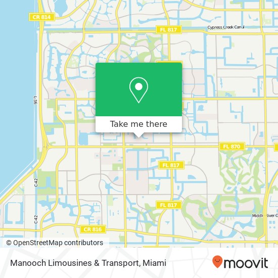 Manooch Limousines & Transport map