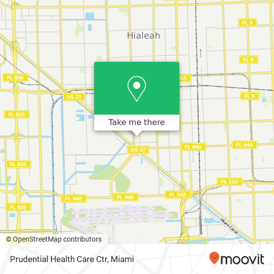 Mapa de Prudential Health Care Ctr