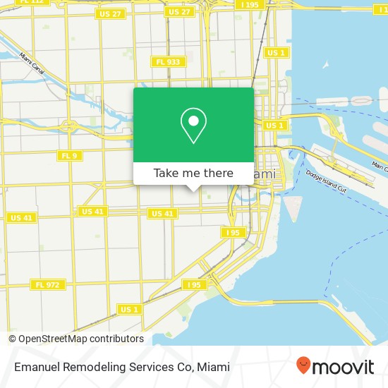 Mapa de Emanuel Remodeling Services Co