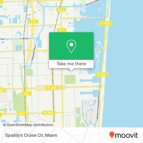 Mapa de Spaddy's Cruise Ctr