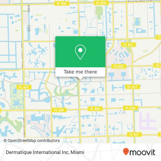 Dermatique International Inc map