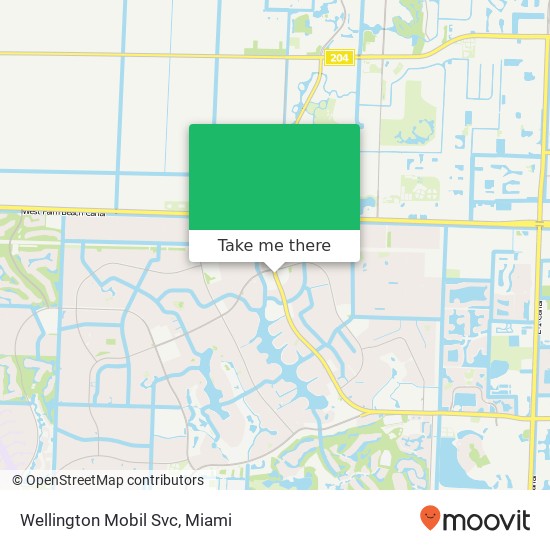 Wellington Mobil Svc map