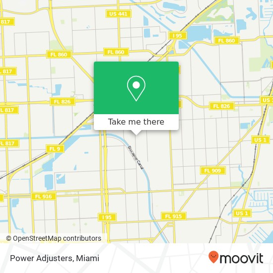 Power Adjusters map
