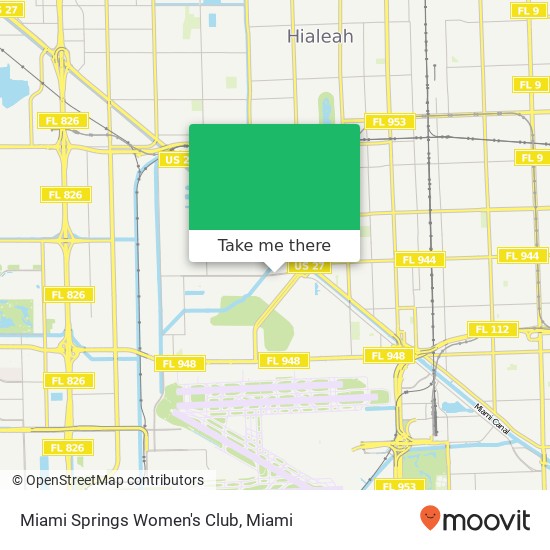 Mapa de Miami Springs Women's Club