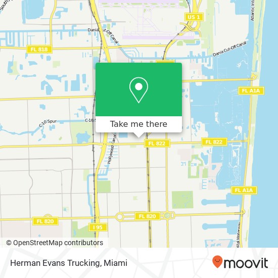 Herman Evans Trucking map