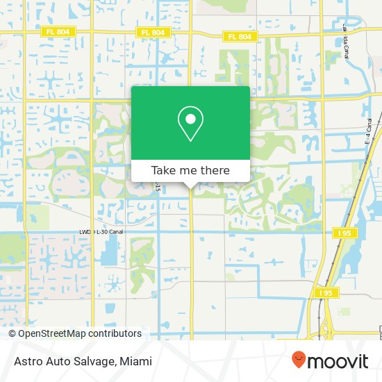 Astro Auto Salvage map