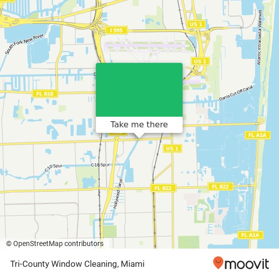 Tri-County Window Cleaning map