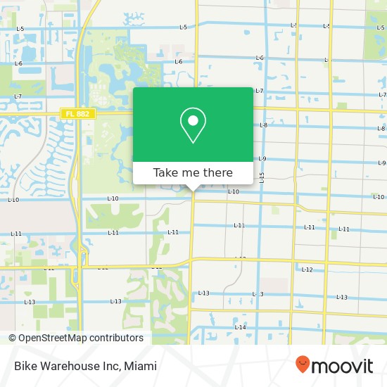 Bike Warehouse Inc map