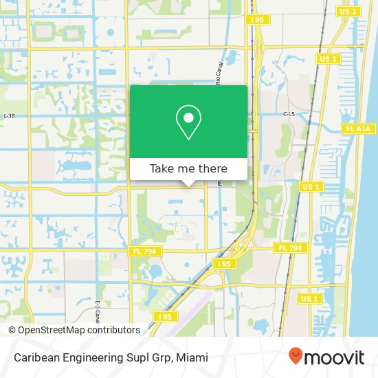 Caribean Engineering Supl Grp map