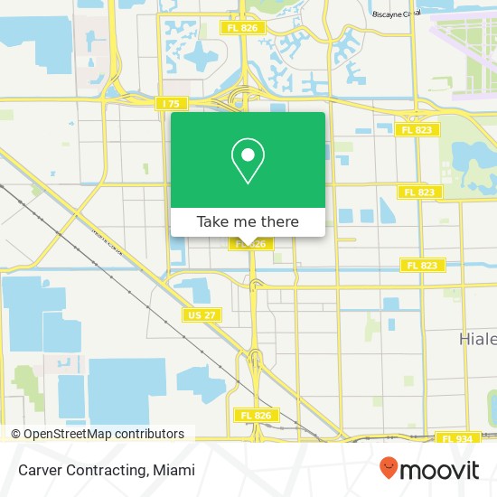 Carver Contracting map