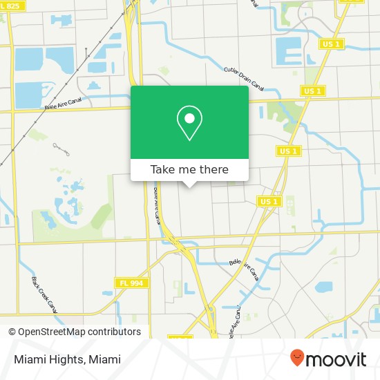 Miami Hights map