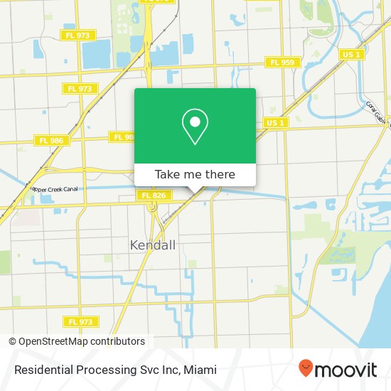 Residential Processing Svc Inc map