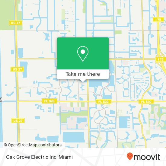 Oak Grove Electric Inc map