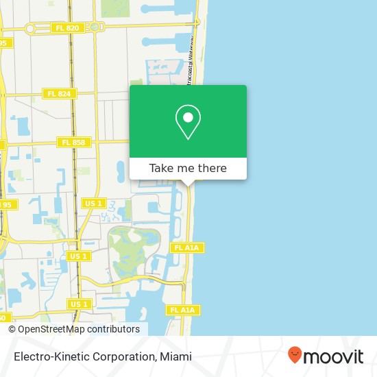 Electro-Kinetic Corporation map