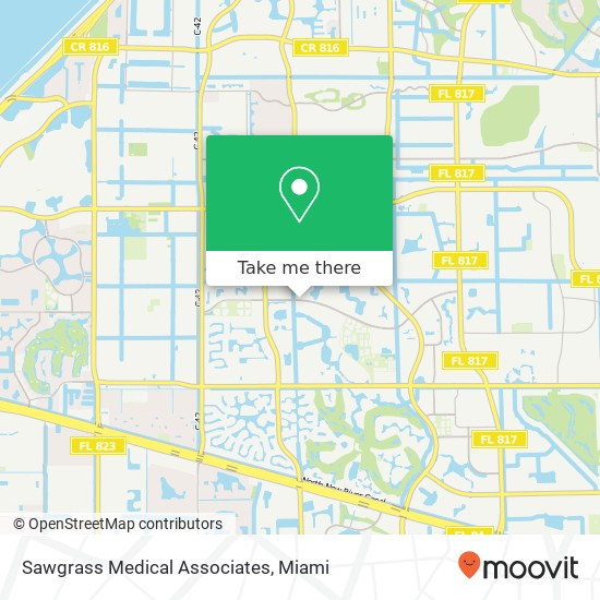 Sawgrass Medical Associates map