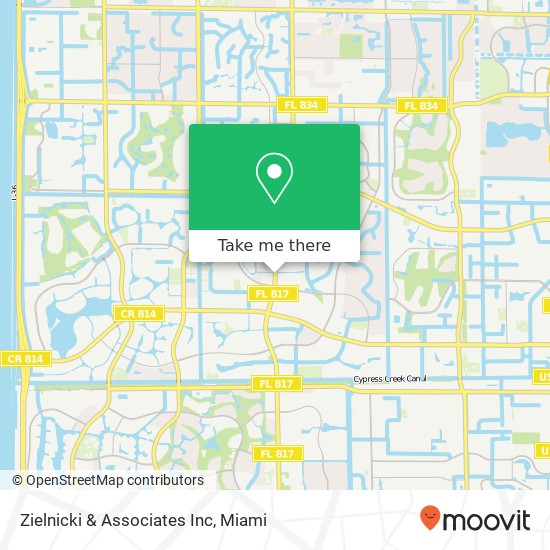 Mapa de Zielnicki & Associates Inc