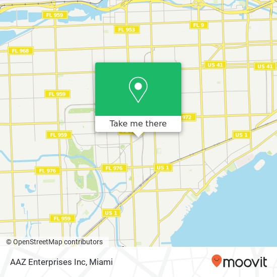 AAZ Enterprises Inc map