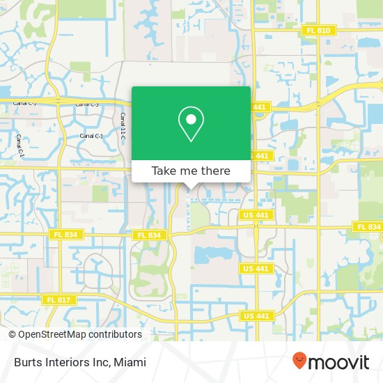 Burts Interiors Inc map