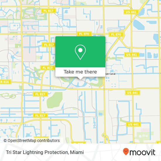Tri Star Lightning Protection map