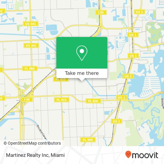 Martinez Realty Inc map