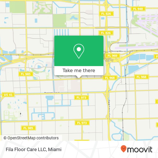 Mapa de Fila Floor Care LLC