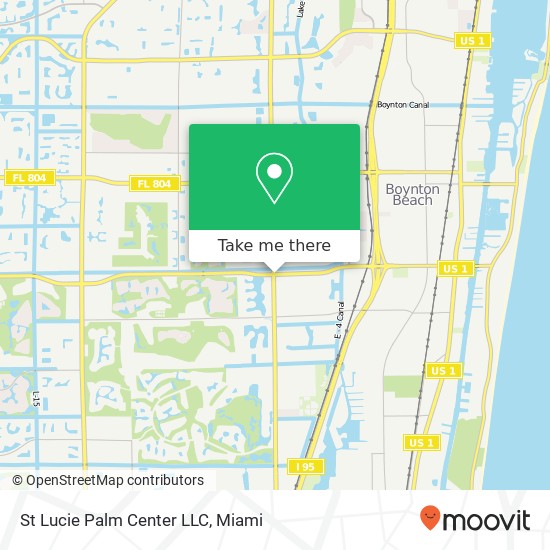 St Lucie Palm Center LLC map