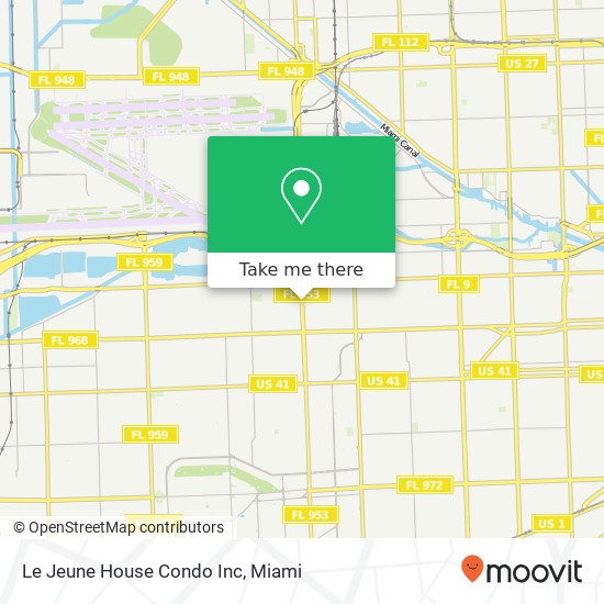 Le Jeune House Condo Inc map